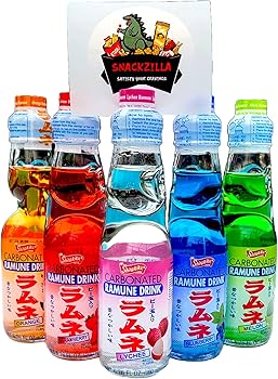 Amazon.com : Snackzilla Ramune Japanese Soda Variety Pack